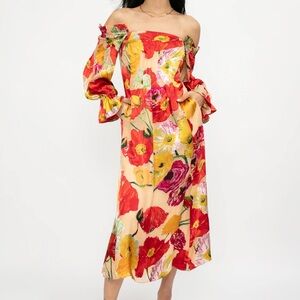 CULT GAIA IDA DRESS - PAINTED FLORAL